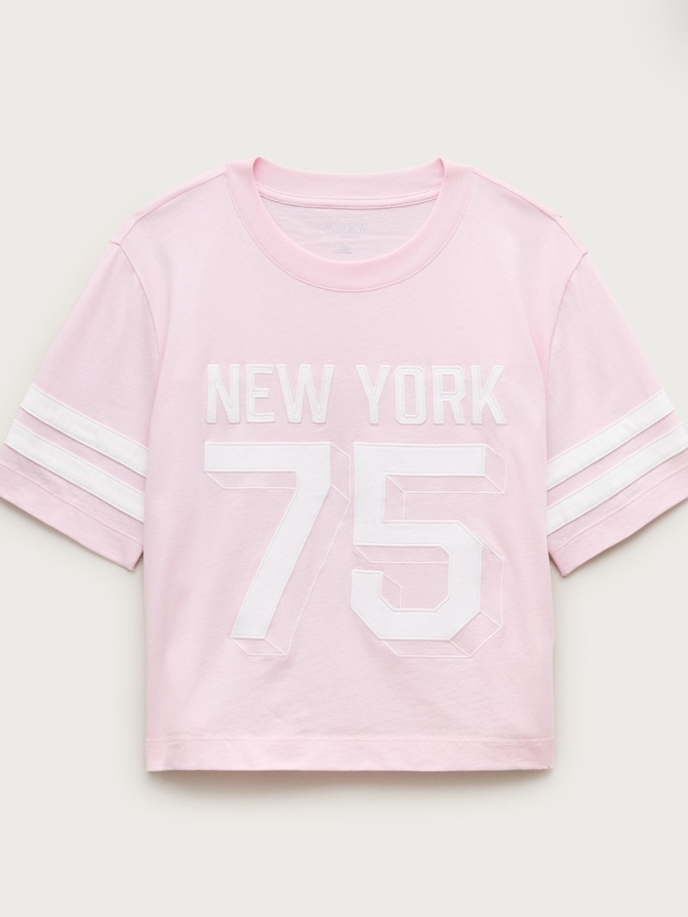 J. Crew RETAIL Vintage Jersey Relax Cropped  Tee